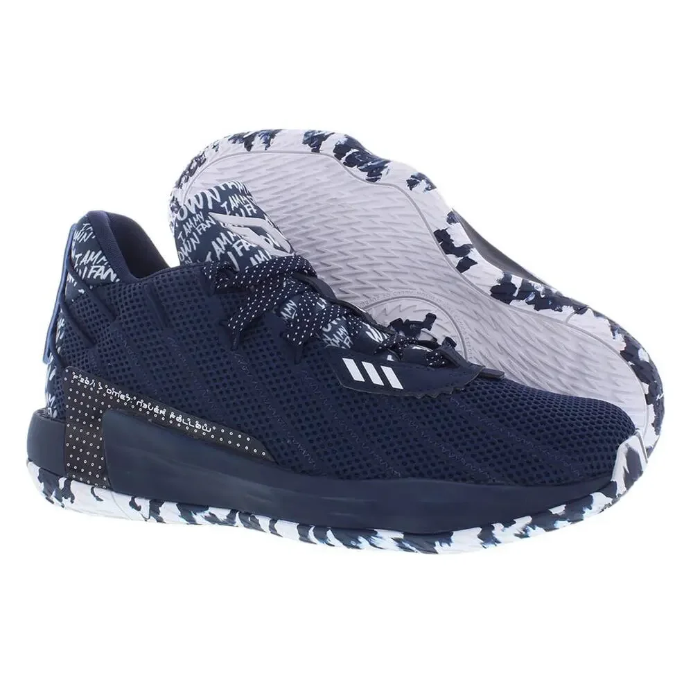 ADIDAS DAME 7 NAVY/SILVERMET BASKETBALL SHOES 9